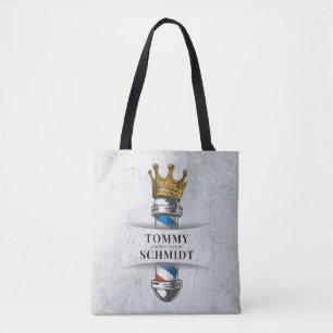 Bolsa Tote Barber Hair Compra Rei Coroa Barbeiro Par Salão