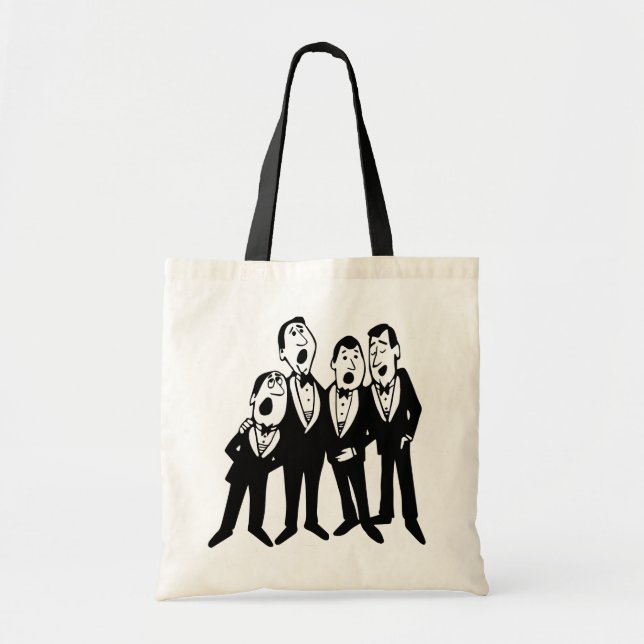 Bolsa Tote Barbershop Tuxedos (Frente)