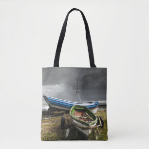 Bolsa Tote Barcos a remos na costa Inglaterra