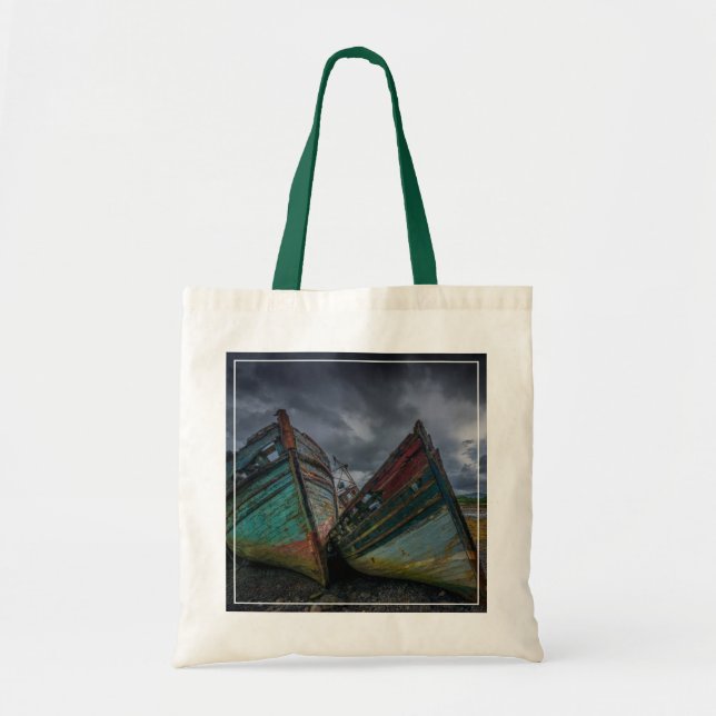 Bolsa Tote Barcos de pesca velhos (Frente)