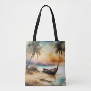Bolsa Tote Barcos e Praias - 4