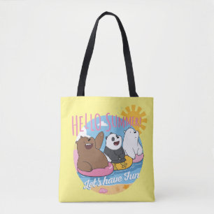 Bolsa Tote Bare Bears - Olá Summer! Vamos se divirta