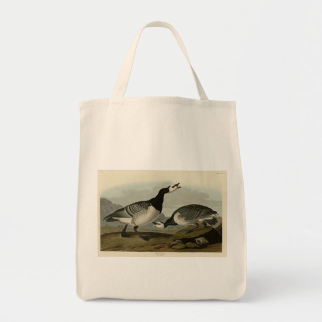 Bolsa Tote Barnacle Goose - das Aves da América de Audubon (Frente)