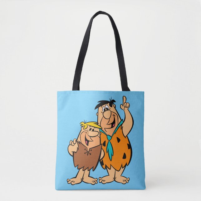 Bolsa Tote Barney Rubble and Fred Flintstone (Frente)