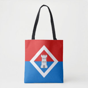 Bolsa Tote Barônia de Crachá de Caer Mear Populace