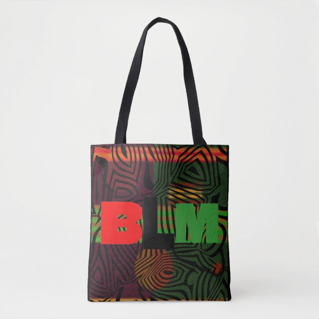 Bolsa Tote Barra de ferramentas BLM GRAPHIC (Frente)