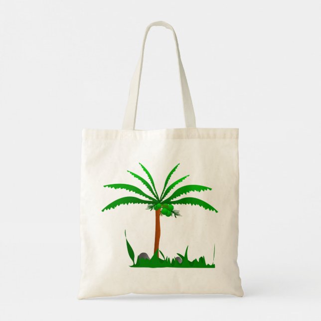 Bolsa Tote Barra de ferramentas da árvore Palm (Verso)