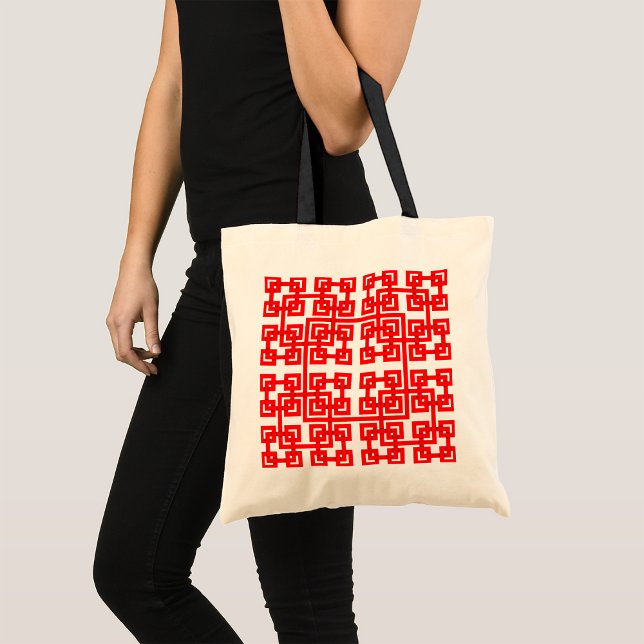 Bolsa Tote Barra de ferramentas de malha quadrada (Criador carregado)
