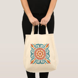 Bolsa Tote Barra de ferramentas do Azulejo Boho
