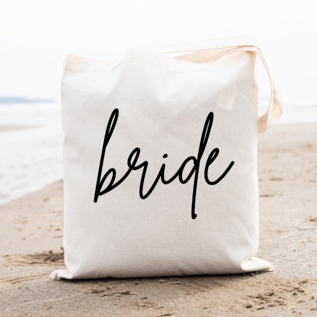 Bolsa Tote Barra de Ferramentas do Bride Script Moderno (Criador carregado)