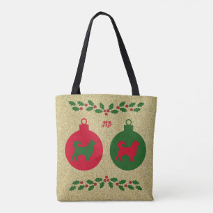 Bolsa Tote Barra de ferramentas do Enfeites de natal de colun