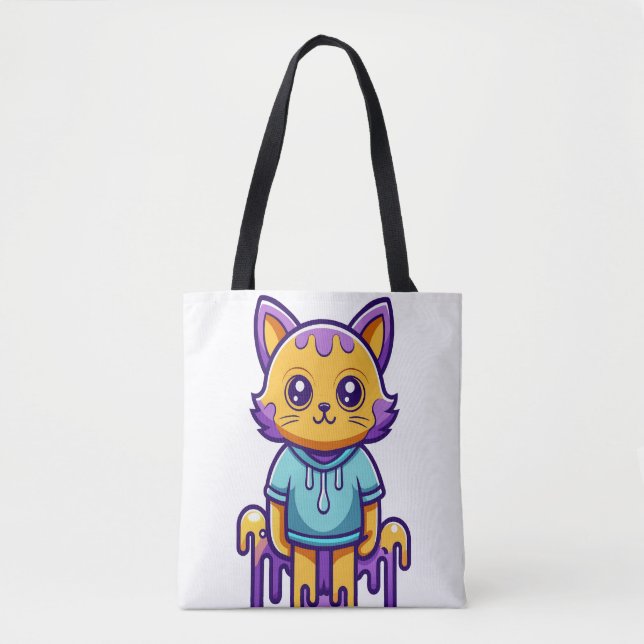 Bolsa Tote Barra de ferramentas do Gatinho Goo (Frente)