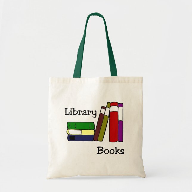 Bolsa Tote Barra de Ferramentas do Livro de Biblioteca (Frente)