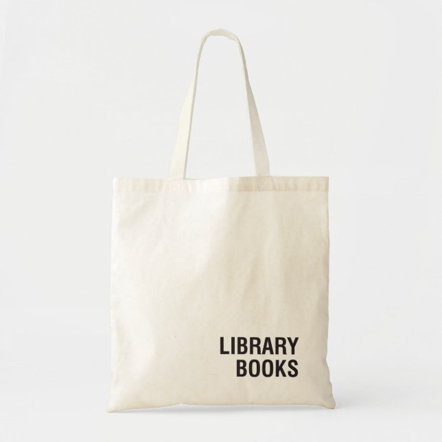 Bolsa Tote Barra de ferramentas do livro de bibliotecas minim (Frente)