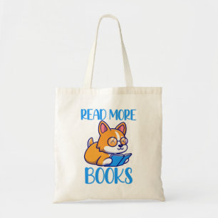 Bolsa Tote Barra de Ferramentas do Livro de Leitura de Corgi 