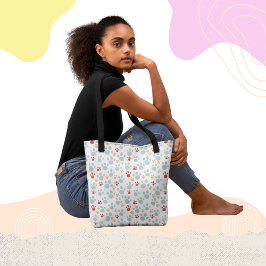 Bolsa Tote Barra de ferramentas do padrão de impressão do Rai