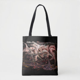 Bolsa Tote Barra de Grafite do Abstrato na moda