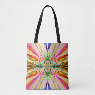 Bolsa Tote Barra de Toques de Cor