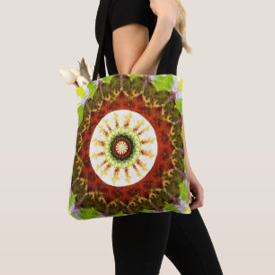 Bolsa Tote Barra de Toques Floral de Aquarela