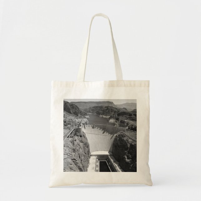Bolsa Tote Barragem Hoover 3 de B&W (Frente)