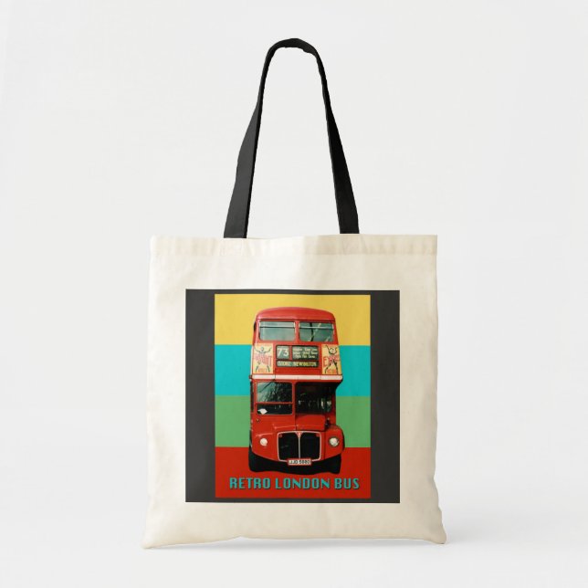 Bolsa Tote Barramento do Retro London (Frente)