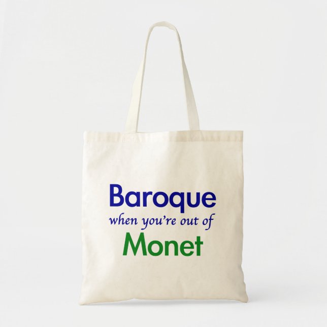 Bolsa Tote Barroco - Monet (Frente)