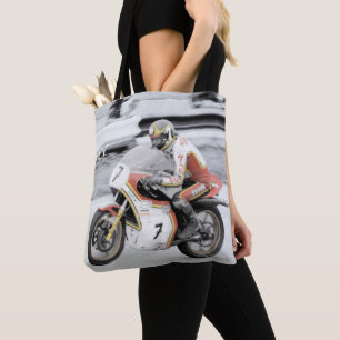 Bolsa Tote Barry Sheene 2, a versão de tinta manual