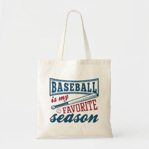 Bolsa Tote Baseball É Minha Época Favorita