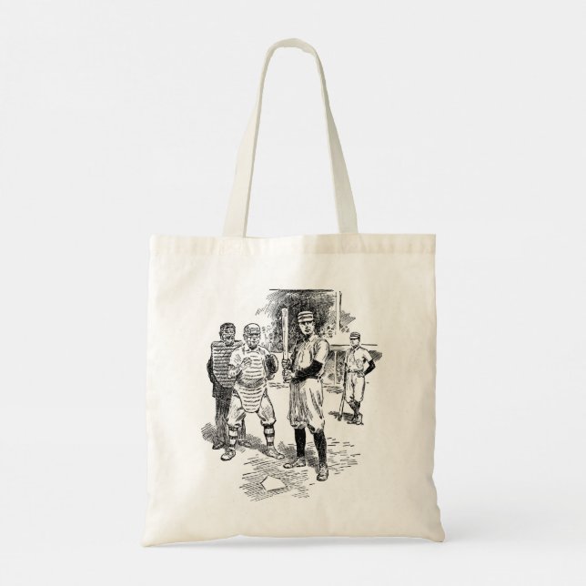 Bolsa Tote Baseball:Jogadores (Verso)