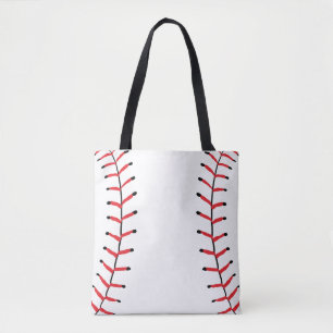 Bolsa Tote Baseball Seams Estilo Esportivo Tema Baseball