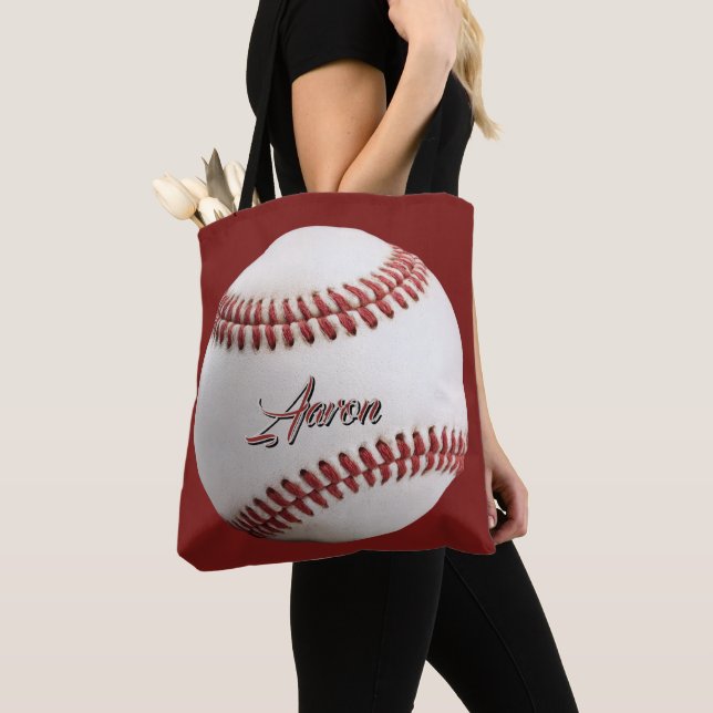 Bolsa Tote Basebol Personalizado (Close Up)