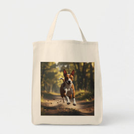 Bolsa Tote Basenji Elegant Grocery Tote Bag