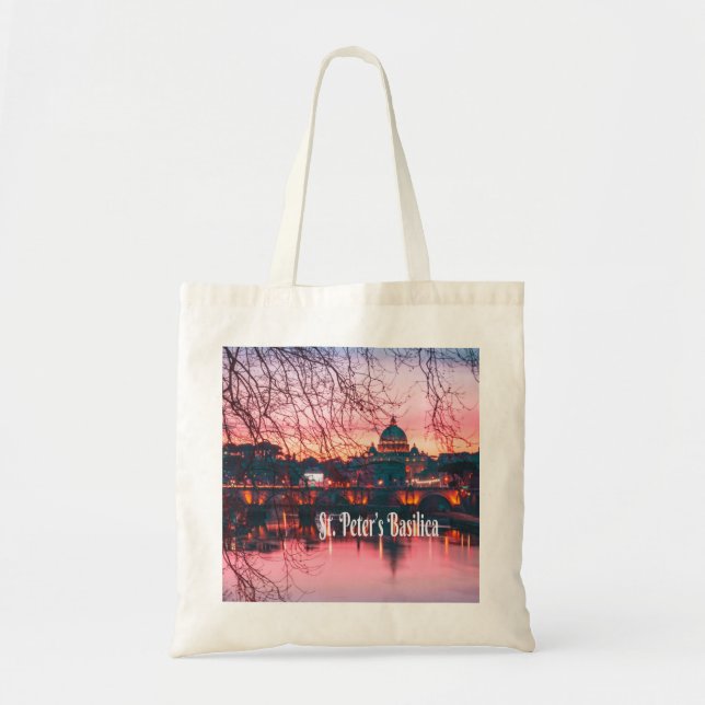 Bolsa Tote Basilica de Peter, Roma, Itália (Frente)