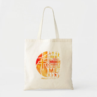 Bolsa Tote Basquete Cristão Homens Meninos Jogador Equipe Rel