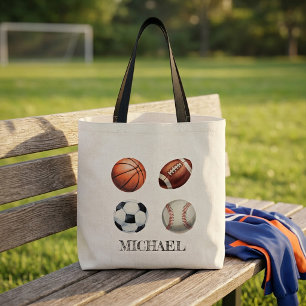 Bolsa Tote Basquete Personalizado Futebol Americano Futebol 