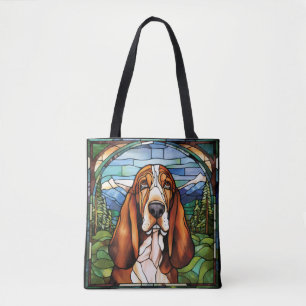 Bolsa Tote Basset Hound Jean Jaqueta