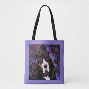 Bolsa Tote Basset Hound STEAMPUNK