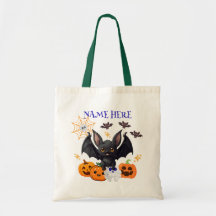 Bat Candy Tote Bag v1