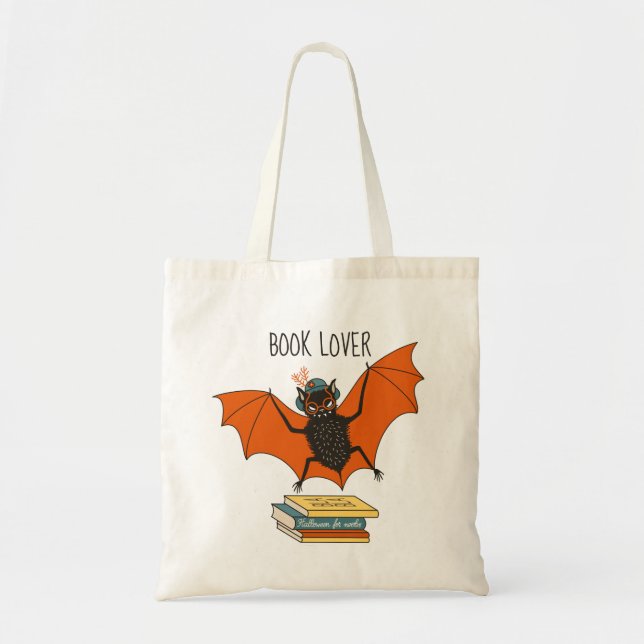 Bolsa Tote Bat Granny Book Lover (Frente)