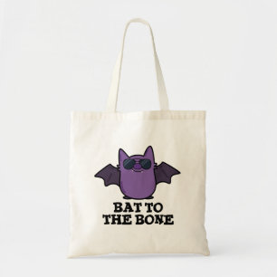 Bolsa Tote Bat To Bone Cute Animal Pun