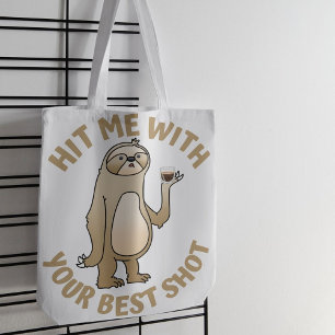 Bolsa Tote Bata-Me Com A Sua Melhor Foto - Espresso