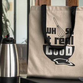 Bolsa Tote Bata Muito Bem Presente Divertido de Culinária