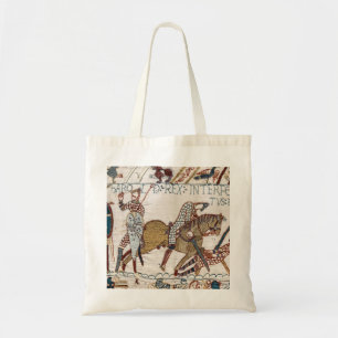 Bolsa Tote Batalha de Hastings - Bayeux Tapeçaria Rei Harold