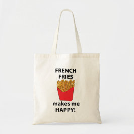 Bolsa Tote Batata Frita Me Faz Feliz Batata Frita