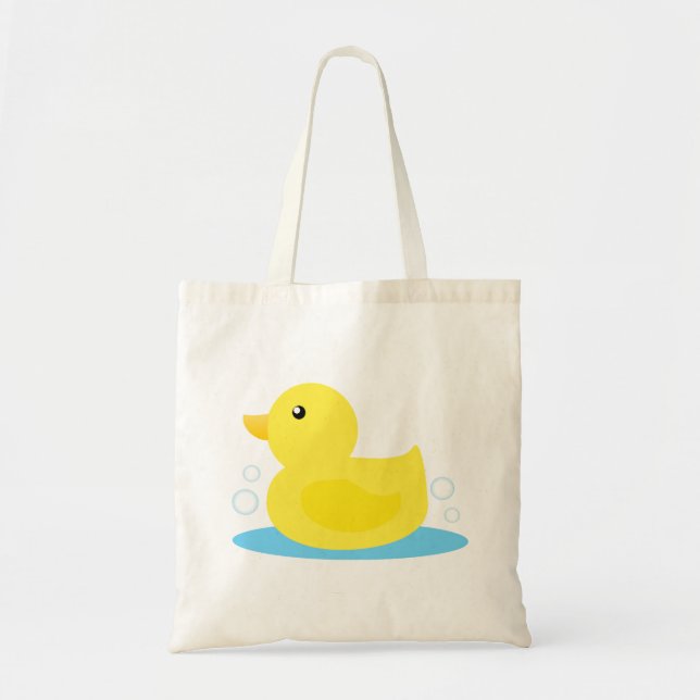 Bolsa Tote Bath Time Yellow Duck (Frente)
