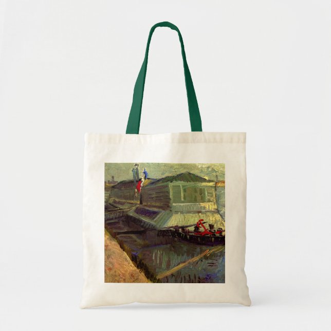 Bolsa Tote Bathing Float em Seine Asniere, por Vincent van Go (Frente)
