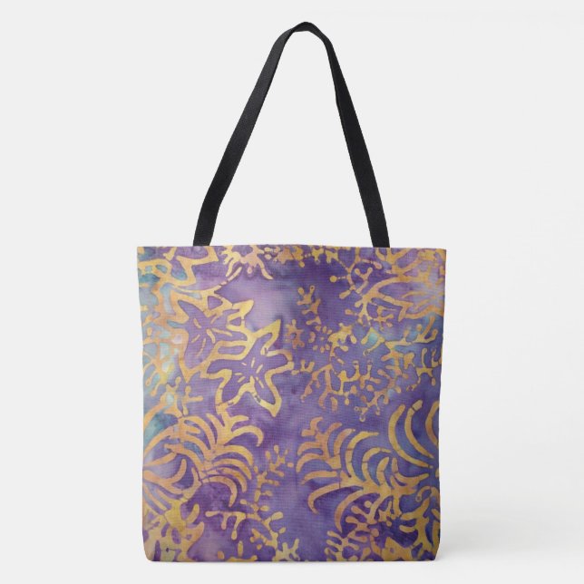 Bolsa Tote Batik de inverno (Frente)
