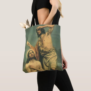 Bolsa Tote Batismo de Jesus Cristo de João Batista