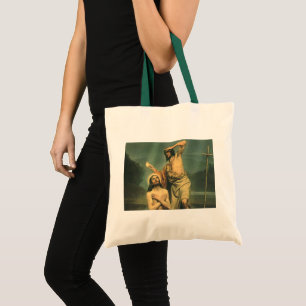 Bolsa Tote Batismo de Jesus Cristo por João Batista
