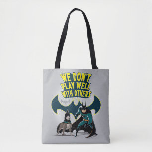 Bolsa Tote Batman & Ace - Não jogamos bem com outros